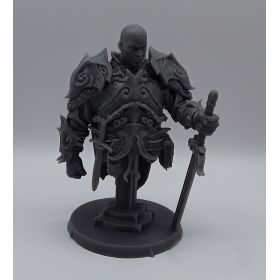 Figurine buste chevalier à peindre